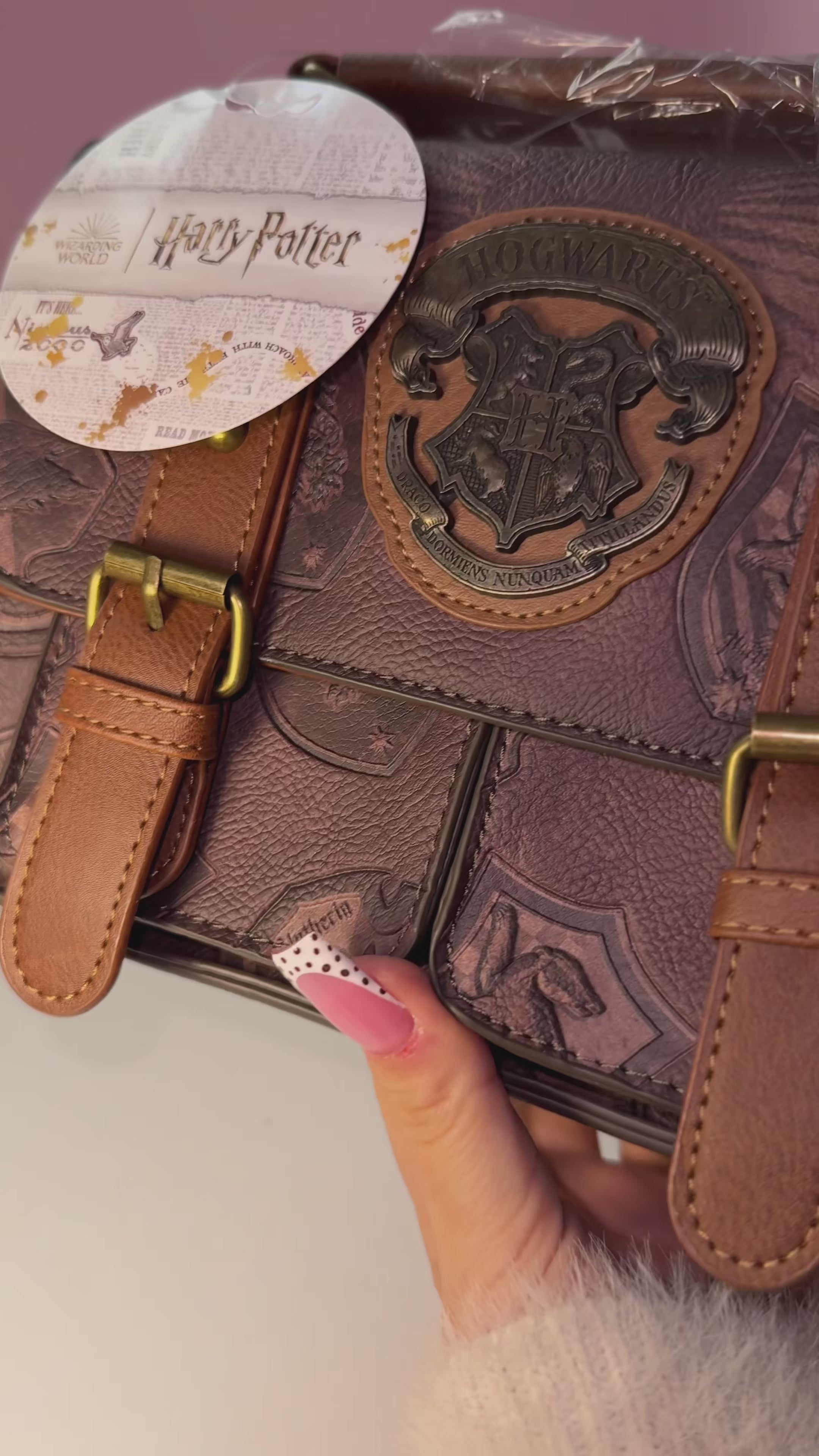 Sac Bandoulière Vintage harry potter Hogwarts – Entre Style & Sorcellerie